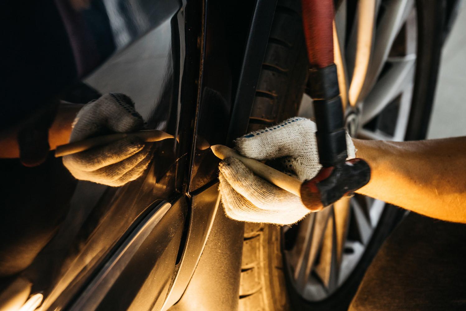 Преимущества удаления вмятин без покраски